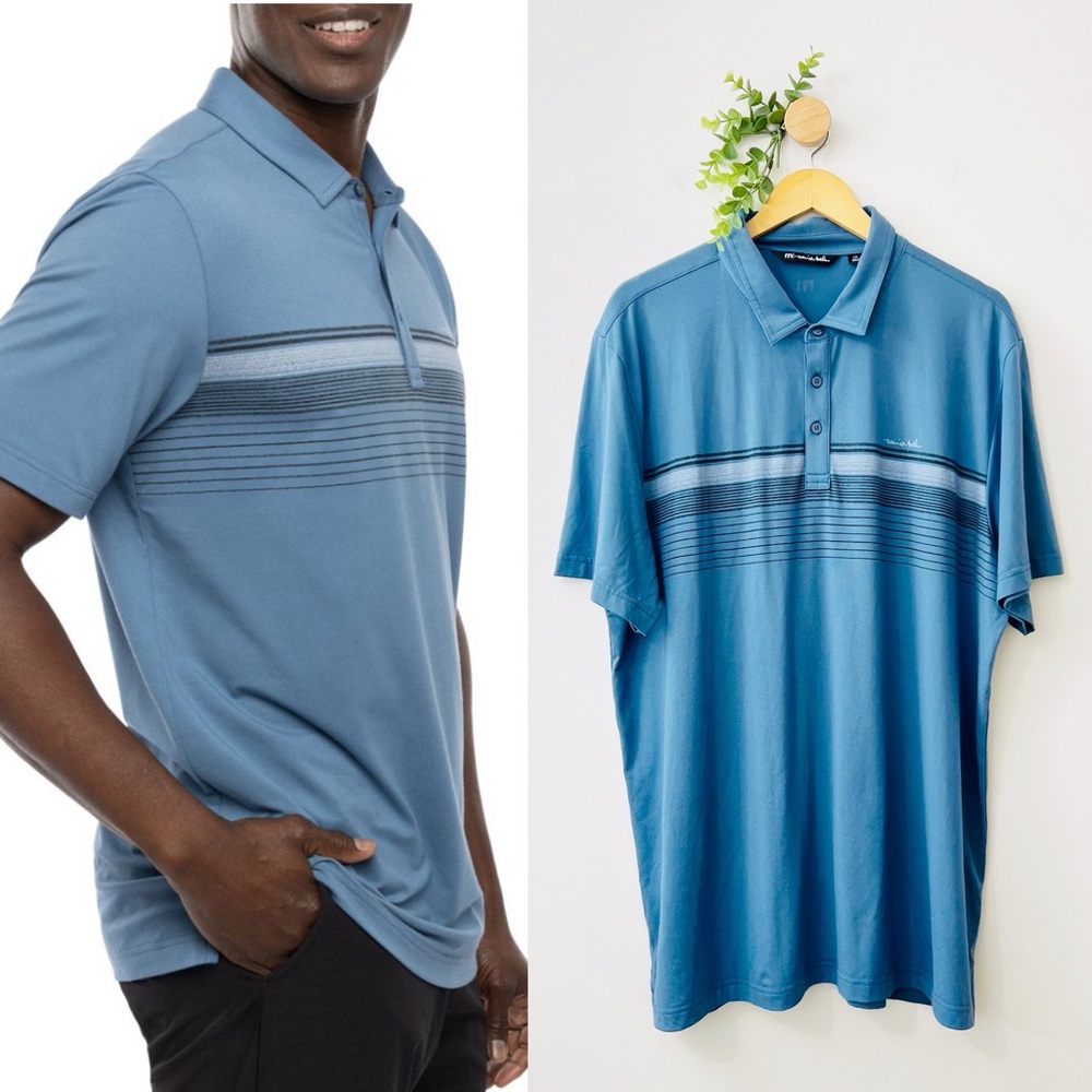 Travis Matthew Private Villa Golf Polo Stellar Blue
